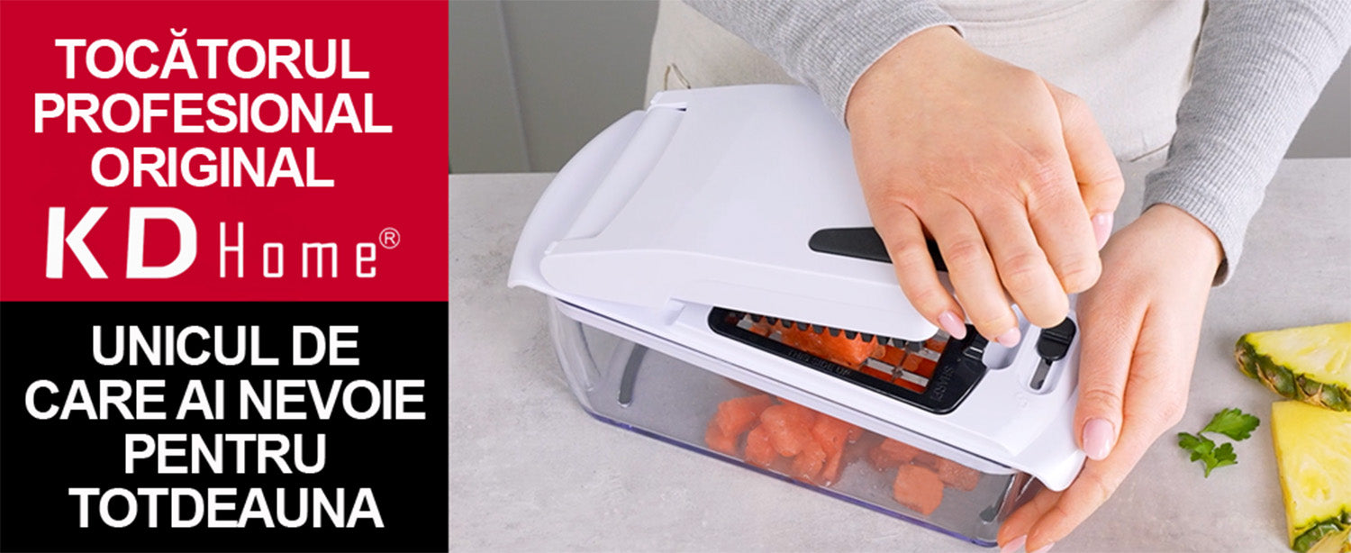 Tocator de Legume 4 in 1 Profesional KD Home ChopMaster Tocator de Legume 4 in 1 Profesional KD Home ChopMaster